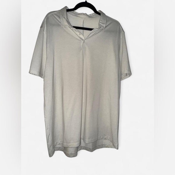 lululemon athletica Men's Cream Polo Shirt - Picture 1 of 4